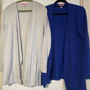 Two Lilly Pulitzer cardigans